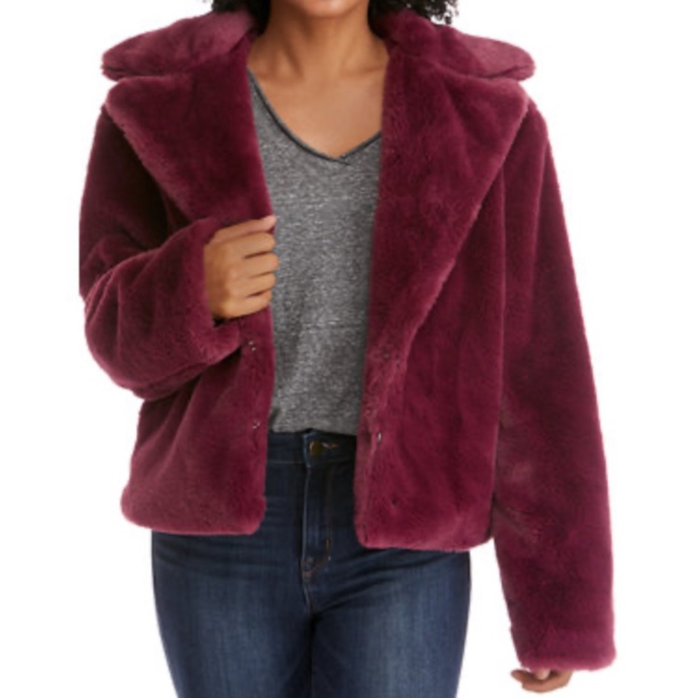 NWT Fur Teddy Coat Jacket